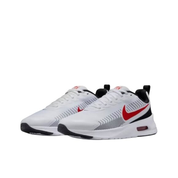 Nike Air Max Nuaxis White Red Black Mens Running Shoes FD4329 104 NEW - Picture 6 of 7